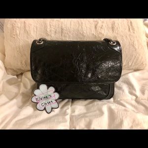 YSL Saint Laurent Niki medium black Excellent
